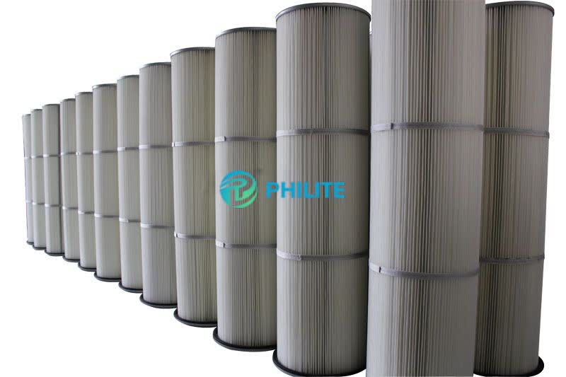 PU dust collector filter cartridge